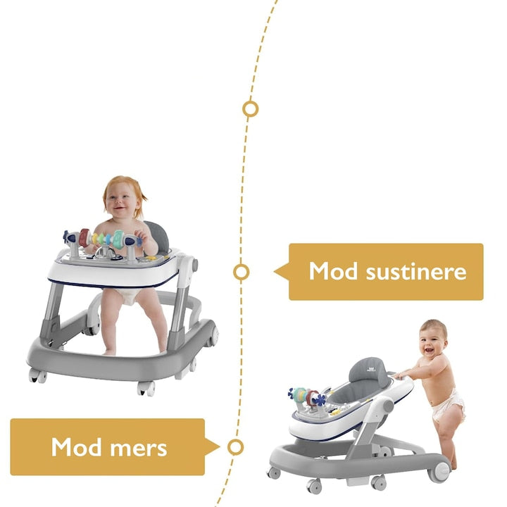 Premergator Copii 2 in 1 Reglabil 6 Trepte KidProtect Little Helper Premergator Copii 2 in 1 Reglabil 6 Trepte KidProtect Little Helper